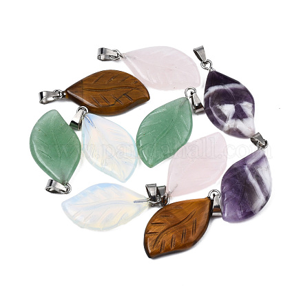 Природные и синтетические Gemstone подвески G-S364-076A-1