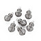 Non-Tarnish 304 Stainless Steel Pendants, Gourd, Stainless Steel Color, 31x17mm, Hole: 4mm