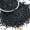 Electroplate Glass Seed Beads, Iris, Cylinder, Prussian Blue, 1.6x1.3mm, Hole: 0.8mm, about 60000pcs/pound