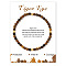 Natural Tiger Eye Beaded Stretch Bracelets for Women Men, without Paper Card