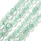 Natural Green Fluorite Beads Strands, Nuggets, 8~15x5.5~12x4.5~10.5mm, Hole: 1~1.2mm, about 40~42pcs/strand, 15.94''~16.34''(40.5~41.5cm)
