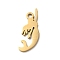 Ion Plating(IP) 304 Stainless Steel Pendants, Manual Polishing, Mermaid Charms, Golden, 18x6.5x1mm, Hole: 1.6mm
