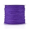 Nylon Thread, Nylon Jewelry Cord for Custom Woven Jewelry Making, Blue Violet, 0.6mm, about 142.16 yards(130m)/roll