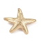 Alloy with Iron Clip Hair Barrettes, Hair Accessories for Women Girls, Golden, Starfish, 55.5x69x19.5mm