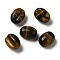 Natural Tiger Eye Beads, No Hole, Coffee Bean, 15x20x12mm