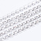 Brass Rhinestone Strass Chains, Rhinestone Cup Chains, Silver Color Plated, Crystal, 2.8mm, about 10yards/bundle