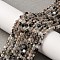 Natural Tourmaline Bead Strands, Faceted, Round, 3~3.5mm, Hole: 0.6mm, about 119pcs/strand, 15.28 inch(38.8cm)