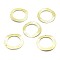 Brass Pendants, Cadmium Free & Nickel Free & Lead Free, Ring, Bumpy, Real 18K Gold Plated, 31x30.5x1mm, Hole: 1.2mm