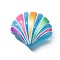 Transparen Resin Decoden Cabochons, Shell, Light Sky Blue, 23x27x9.5mm
