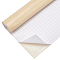 PU Leather Self-adhesive Fabric, Rectangle, Moccasin, 120x40.4x0.08cm