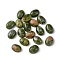 Natural Unakite Cabochons, Oval, 8~8.5x6~6.5x2.5~3.5mm