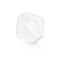 Preciosa® Crystal Beads, Czech Crystal, Bicone(451 69 302 Rondelle), 00030 840 Crystal Matt, 4mm, Hole: 0.8mm