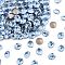 Preciosa® MAXIMA Crystal Round Stones, Czech Crystal, Dura Foiling, Round(431 11 615 Chaton), 30020 Light Sapphire, SS45(9.85~10.2mm)