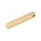 Ion Plating(IP) 304 Stainless Steel Pendants, Rectangle/Bar, Golden, 40x5x5mm, Hole: 3~3.5mm