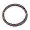5M 2-Ply Anodized Aluminum Wire, Twisted Round, Bendable Metal Craft Wire, Flexible Craft Wire, for Beading Jewelry Craft Making, Antique White, 3~4mm, about 16.40 Feet(5m)/Roll