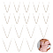 BENECREAT 20 Pcs 2 Styles V-Shaped 201 Stainless Steel Bra Wire, Can Be More Metal Bra Wire, Stainless Steel Bra Wire for Bra Wire Replacement, Suitable for Evening Wear, Swimwear