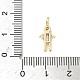 Латунные микро проложить кубического циркония подвески ZIRC-I356-17G-A11-3