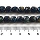 Натуральные нити из окрашенных тигровым глазом бусин G-H028-A01-03-5