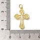 Латунные микропаве прозрачные подвески с фианитом KK-M297-08G-3
