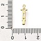 Латунные микро проложить кубического циркония подвески KK-M310-01G-09-3