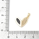 Латунные микропаве прозрачные подвески с фианитом X-KK-R213-06G-02-3