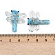 Прозрачные бусины лэмпворк FOIL-I017-01B-3