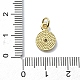 Подвески из латуни с микро-паве на тему звезды KK-H475-52G-02-3