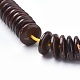 Кокосовые нити бус COCO-O009-01-10x3mm-3