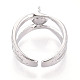 Настройки латунных манжетных колец KK-T076-39G-3