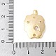 Латунные микропаве прозрачные подвески с фианитом KK-U064-17G-3