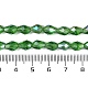 Прозрачные стеклянные бусины гальваническим пряди EGLA-N013-T6mm-B14-4