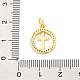 Латунные микро проложить кубического циркония подвески KK-D325-60G-01-3