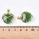 Подвески lampwork GLAA-T023-05D-4