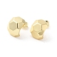 Серьги-гвоздики из латуни с шестигранной головкой EJEW-P254-03G-1