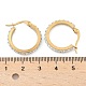 Серьги-кольца из нержавеющей стали 304 EJEW-N0031-11G-5