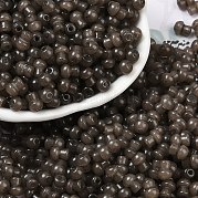 Стеклянные бусины прозрачных цветов SEED-R001-01C