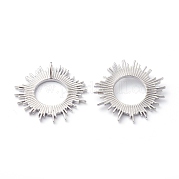 Подвески из латуни солнечное затмение KK-J278-29P