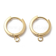 201 фурнитура для сережек-колец Huggie Hoop из нержавеющей стали STAS-A167-01K-G
