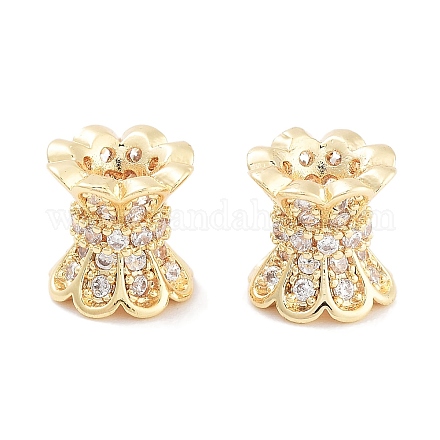 Латунные микропаве из прозрачного кубического циркония KK-P271-39B-05-1