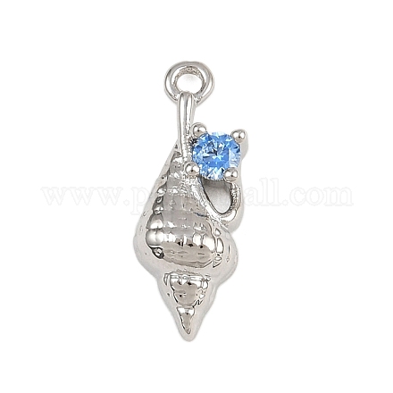 Латунные микро проложить кубического циркония подвески KK-I352-34P-01-1