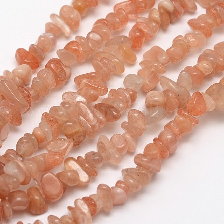Чипсы натуральный Sunstone бисер пряди G-N0164-54-1
