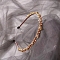 Shiny Elegant Glass Hair Bands, Party Hair Accessories for Girls Women, Pink, 380mm