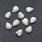 Natural Howlite Cabochons, teardrop, 8x6x3mm