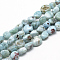 Natural Larimar Beads Strands, Grade A, Nuggets, 8~15x7~12x4~12mm, Hole: 1mm, about 30~45pcs/strand, 15.7 inch