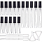 BENECREAT 30PCS 3ml/5ml/10ml Mini Fine Mist Glass Spray Bottle Clear Glass Travel Empty Atomiser（Black Cap with 2PCS Funnel and 4PCS 2ml Pipettes for Perfume, Cosmetic(10PCS/Size)