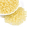 Transparent Colours Glass Seed Beads, Mushroom, Light Khaki, 5.5x4.5mm, Hole: 1mm, 4150pcs/pound