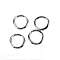 Tarnish Resistant 304 Stainless Steel Jump Rings, Open Jump Rings, Stainless Steel Color, 7x1mm, 18 Gauge, Inner Diameter: 5mm