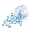 Sealing Wax Particles, for Retro Seal Stamp, Mixed Shape, Light Sky Blue, Box: 70x50mm