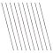 304 Stainless Steel Fully All Threaded Long Screw, Threaded Rod Studs for Anchor Bolts, Clamps, Stainless Steel Color, 252x4mm
