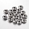 Tibetan Style Alloy Spacer Beads, Lead Free & Cadmium Free, Flat Round, Antique Silver, 8x3mm, Hole: 2.5mm
